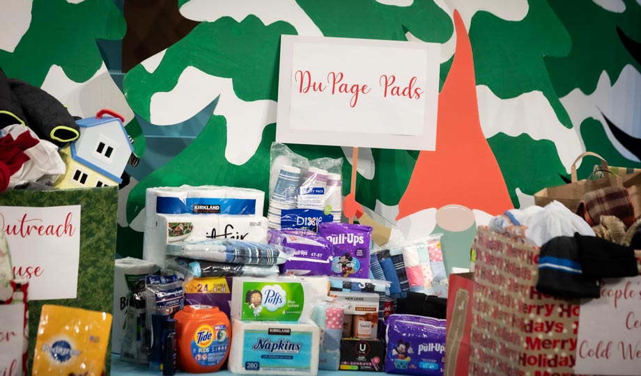 donations at annual gift of giving event