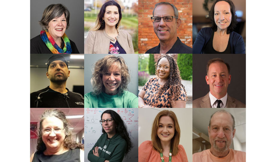 a collage of twelve headshots