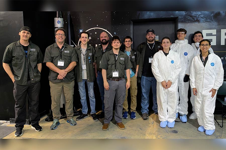 The COD Robotics Team standing for a picture