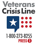 Veterans Crisis Hotline: call (800) 273-8255 press 1